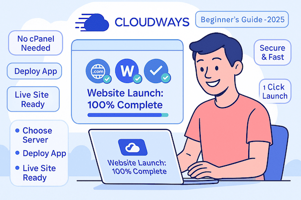 How to Launch Your First Website on Cloudways: Step-by-Step Guide (2025)